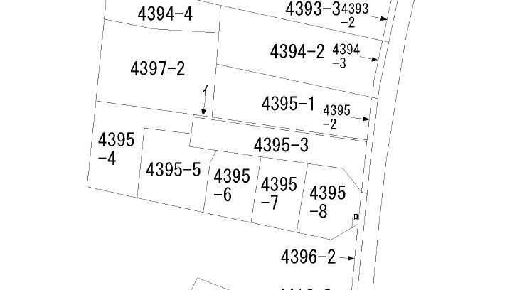 地図に現れた「細い土地」は！？