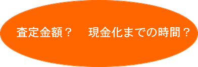 査定金額？　現金化までの問題？