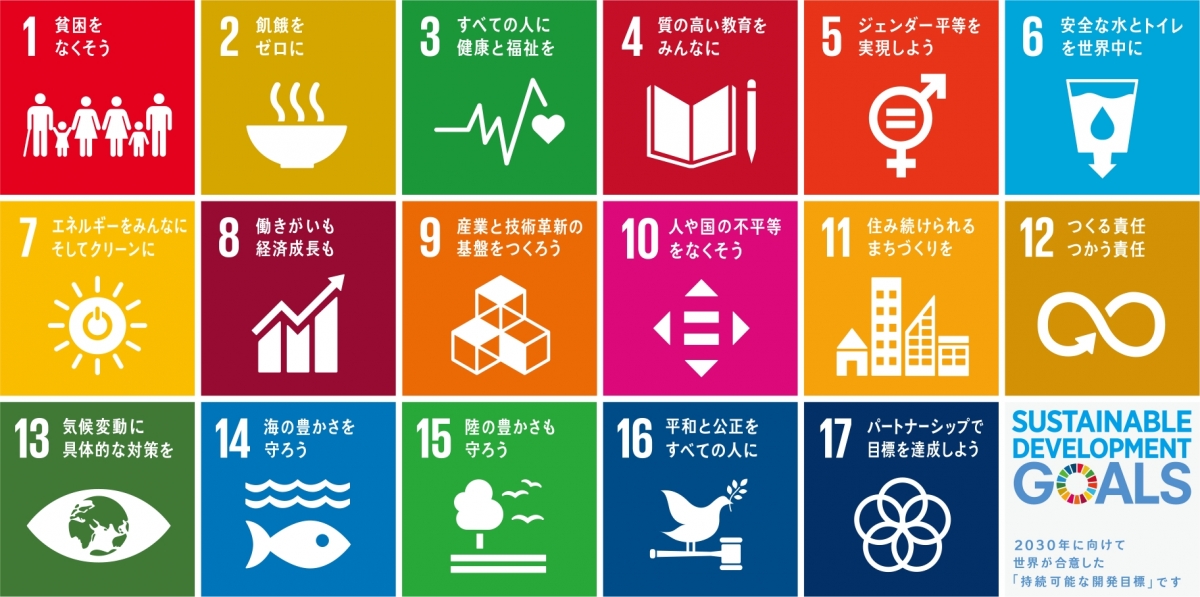 最近話題のSDGsをご存知ですか？SDGsの17の目標とは・・・